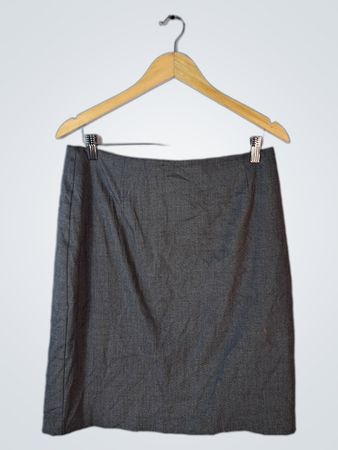 Gray ALIA Pencil Skirt