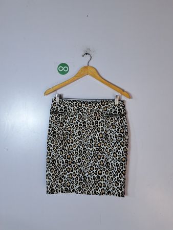 Leopard Print Skirt