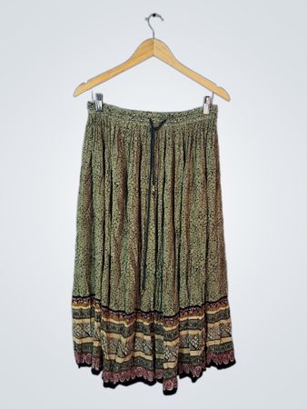 Sag Harbor Printed Midi Skirt