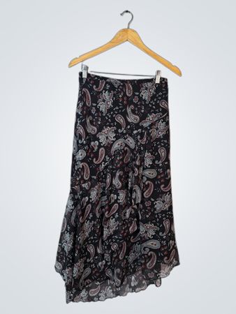 Kathie Lee Collection Paisley Skirt