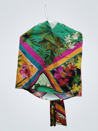 Unbranded Tropical Floral Sleeveless Top