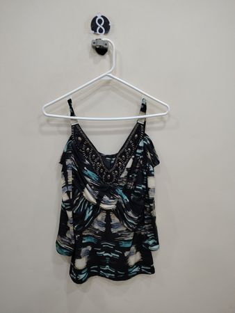 Blouse with Abstract Pattern