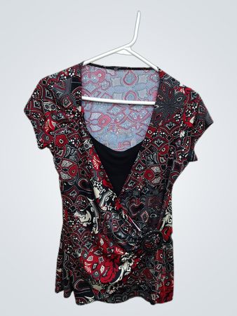 Blouse with Paisley Pattern