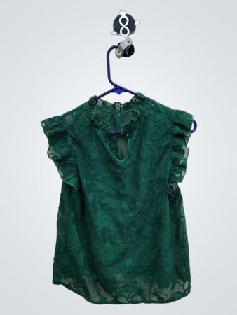 Green Lace Blouse