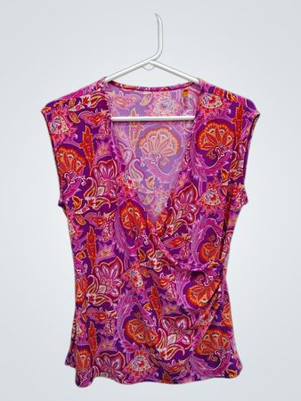 Blouse with Floral Pattern