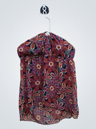 Blouse with Floral Pattern