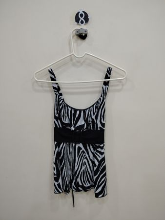 Zebra Print Tank Top