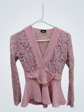 Pink Lace Top