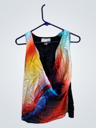 Artelier Rainbow Color Block Dress