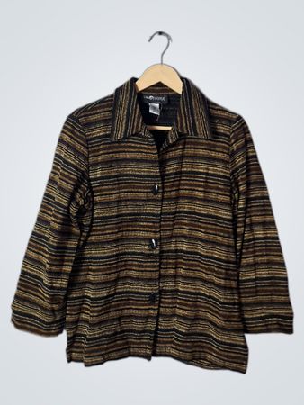 Sag Harbor Striped Button-Down Shirt