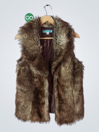 Brown Fur Vest