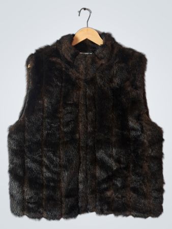 Investments Faux Fur Vest