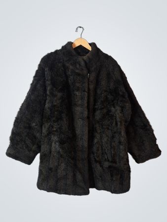 Black Fur Coat