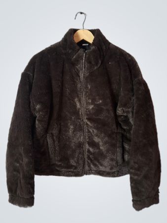 Unbranded Brown Faux Fur Jacket