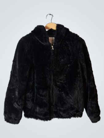 Black Faux Fur Jacket