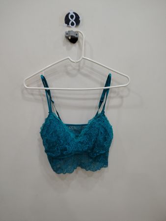 Teal Lace Bra