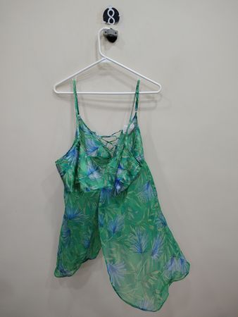 Victoria's Secret Green Floral Camisole