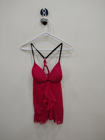 Secret Treasures Red Lace Chemise