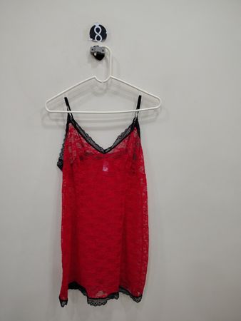 Red Lace Chemise