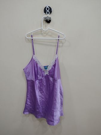 Purple Lace Trim Camisole