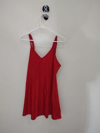 Red Sleeveless Dress