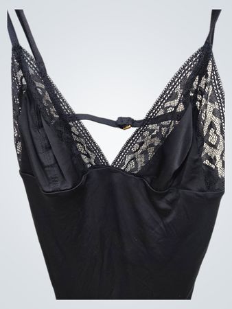 Black Lace Trim Camisole