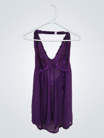 Purple Lace Chemise