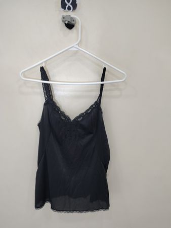 Black Lace Trim Camisole