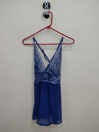 Blue Lace Chemise