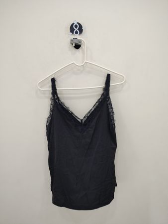 Black Lace Trim Camisole