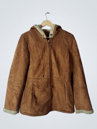 Brown Faux Fur Jacket