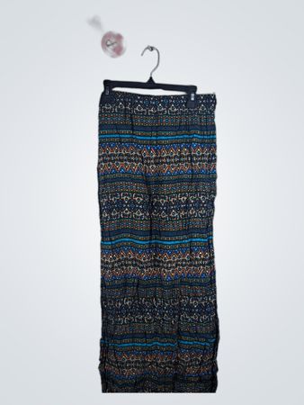 Multicolored Patterned Pants
