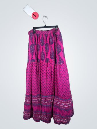 Pink Floral Skirt