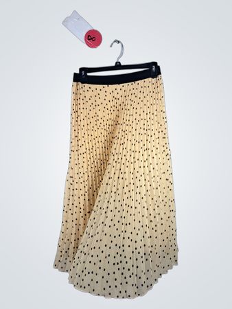 WD Polka Dot Pleated Skirt