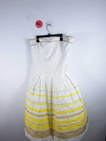 A.P.N.Y. Yellow Striped Skirt