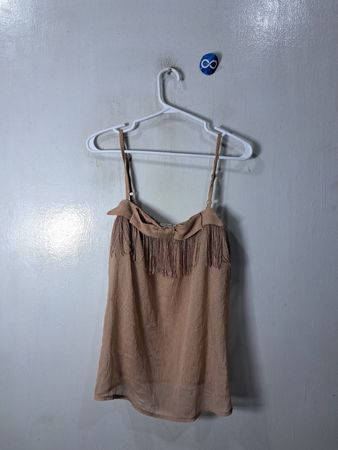 dELiA's Fringed Top