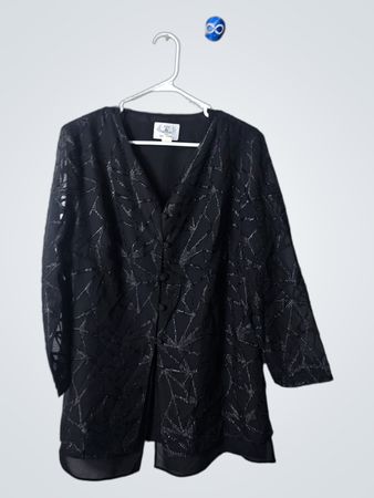 Pins & Needles Black Lace Jacket