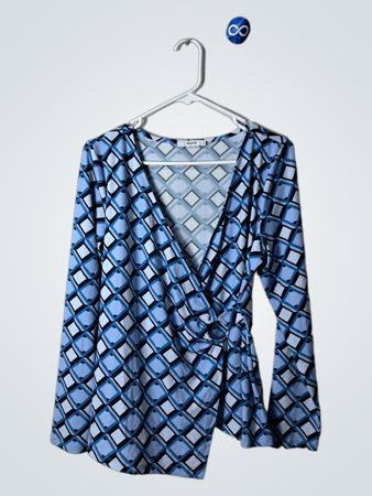 Ricki's Blue Diamond Pattern Dress