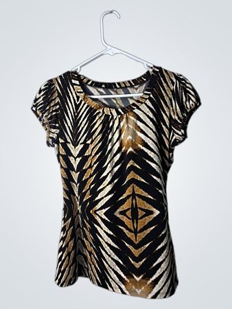 Zebra Print Blouse