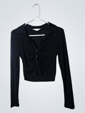 Glassons Black Long Sleeve Top