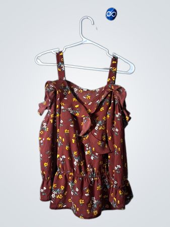 Cotton On Floral Off-Shoulder Blouse