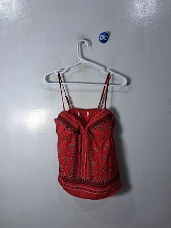 Red Bandana Top