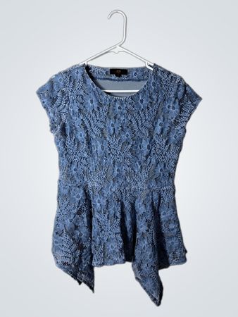 Blue Lace Top