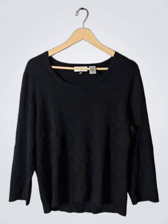 Laura Ashley Black Sweater