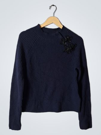 J.Crew Navy Blue Knit Sweater