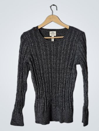 Grey Long-Sleeve Sweater