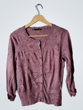 Pink Long-Sleeve Button-Up Shirt