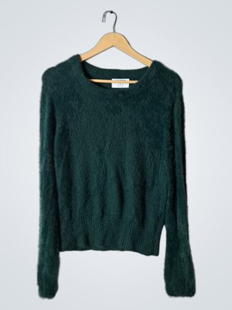 Old Navy Green Fuzzy Sweater