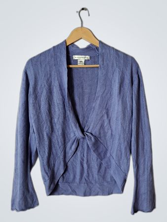 Dressanna Blue Knit Top