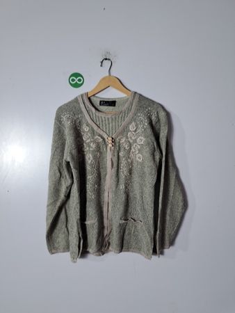 Deva Gray Knit Sweater